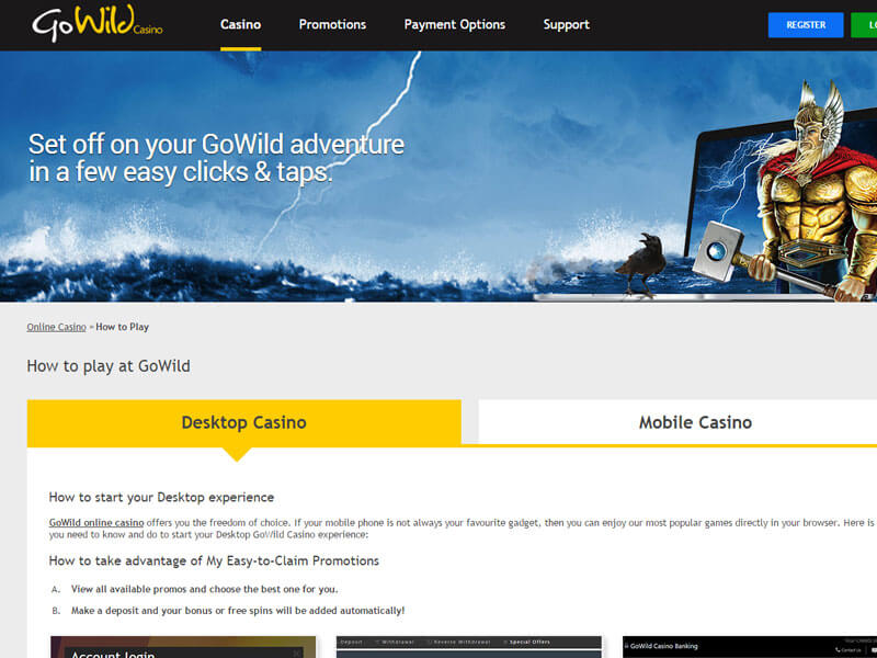 Gowild Casino Download