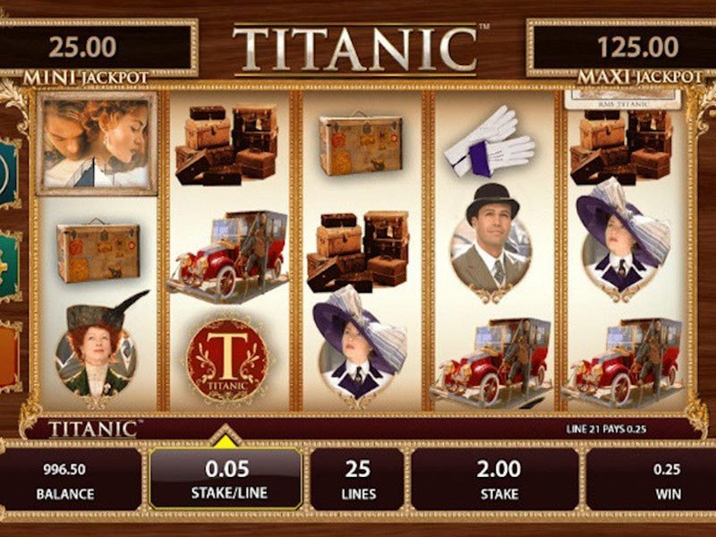 titanic slot machine online