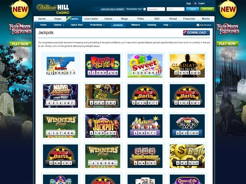 William hill games 50 free spins