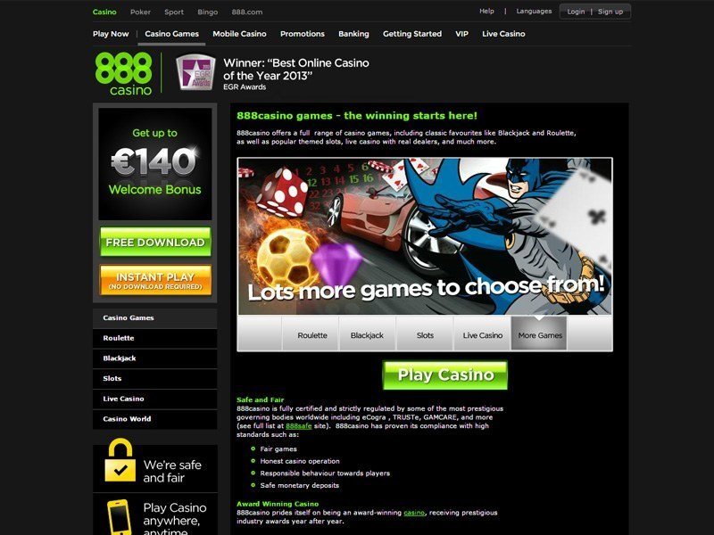 888 Casino Play Online
