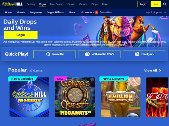 William Hill Bonus Drop Prizes