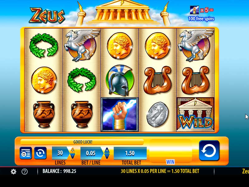 Free zeus online slot games